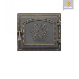 Дверка каминная Везувий 261 (бронза)